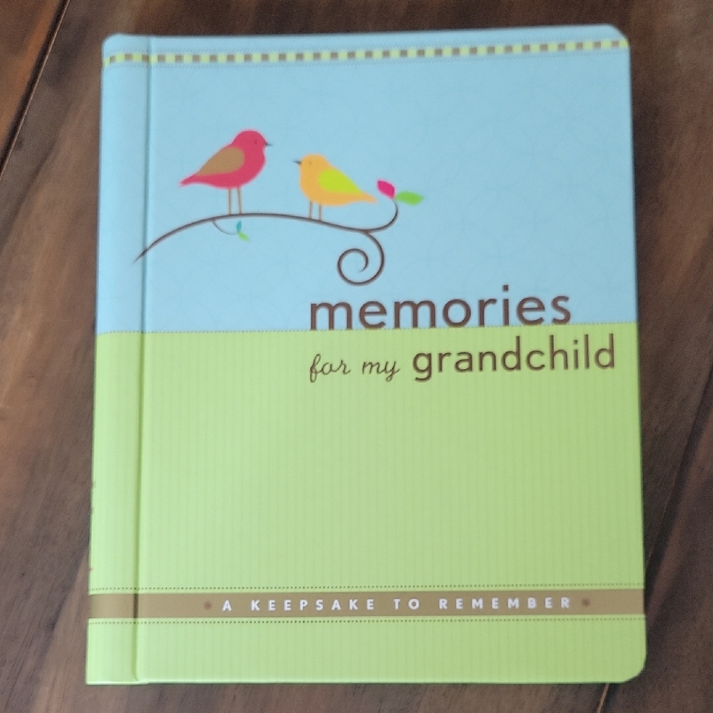Memories For My Grandchild Memory Keepsake Journal Book